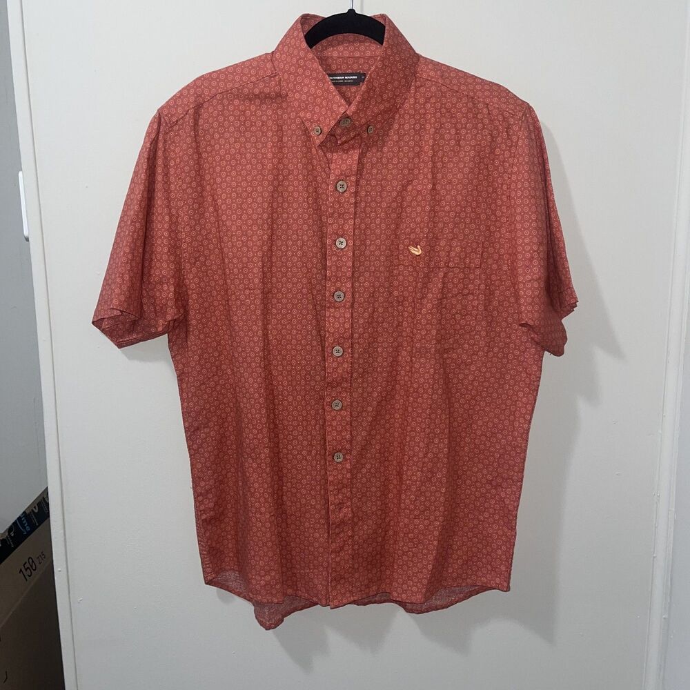 Southern Marsh Blaise Relaxed Shirt - Paisley Dots Men's Medium